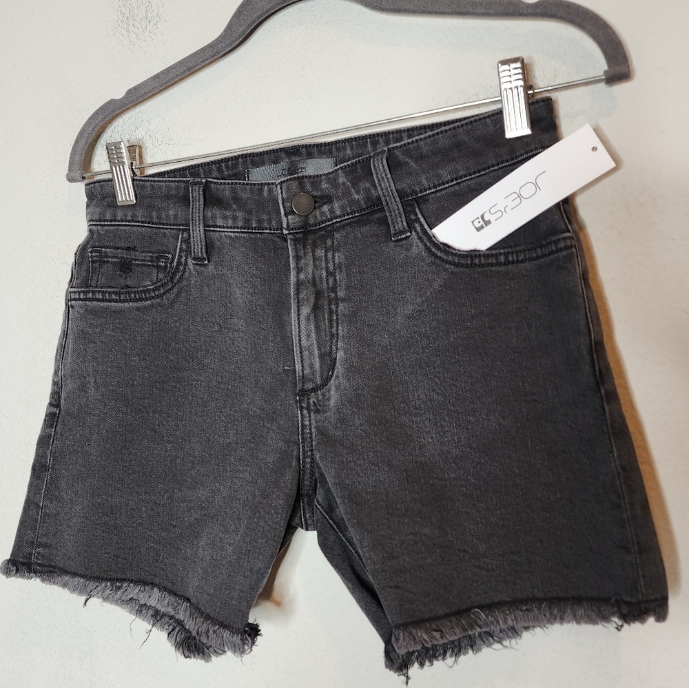 Joe's Jeans 5" Grey Black Denim Shorts Estimated Women's Size 4/6 New